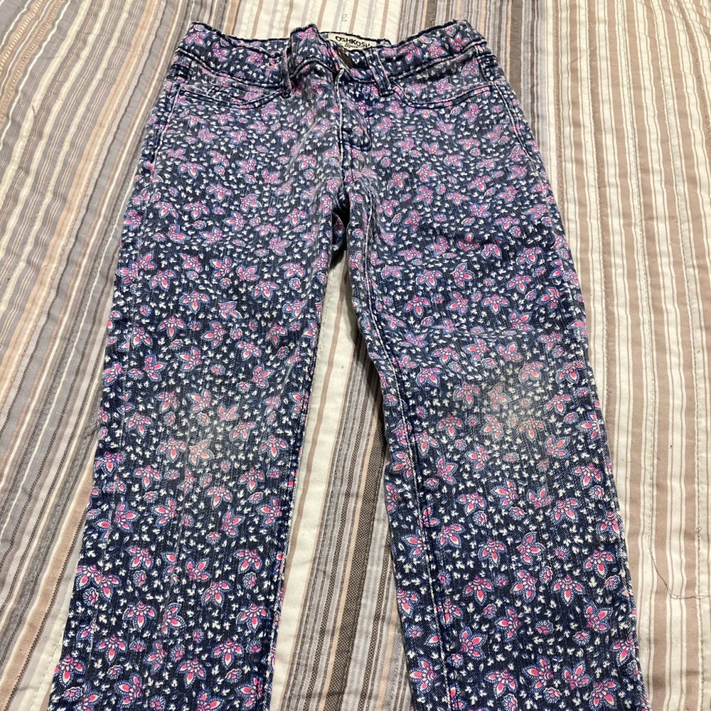 OshKosh B'Gosh Girls' Printed Skinny Jeans